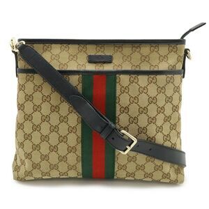 Gucci GG Canvas Webbing Shoulder Bag